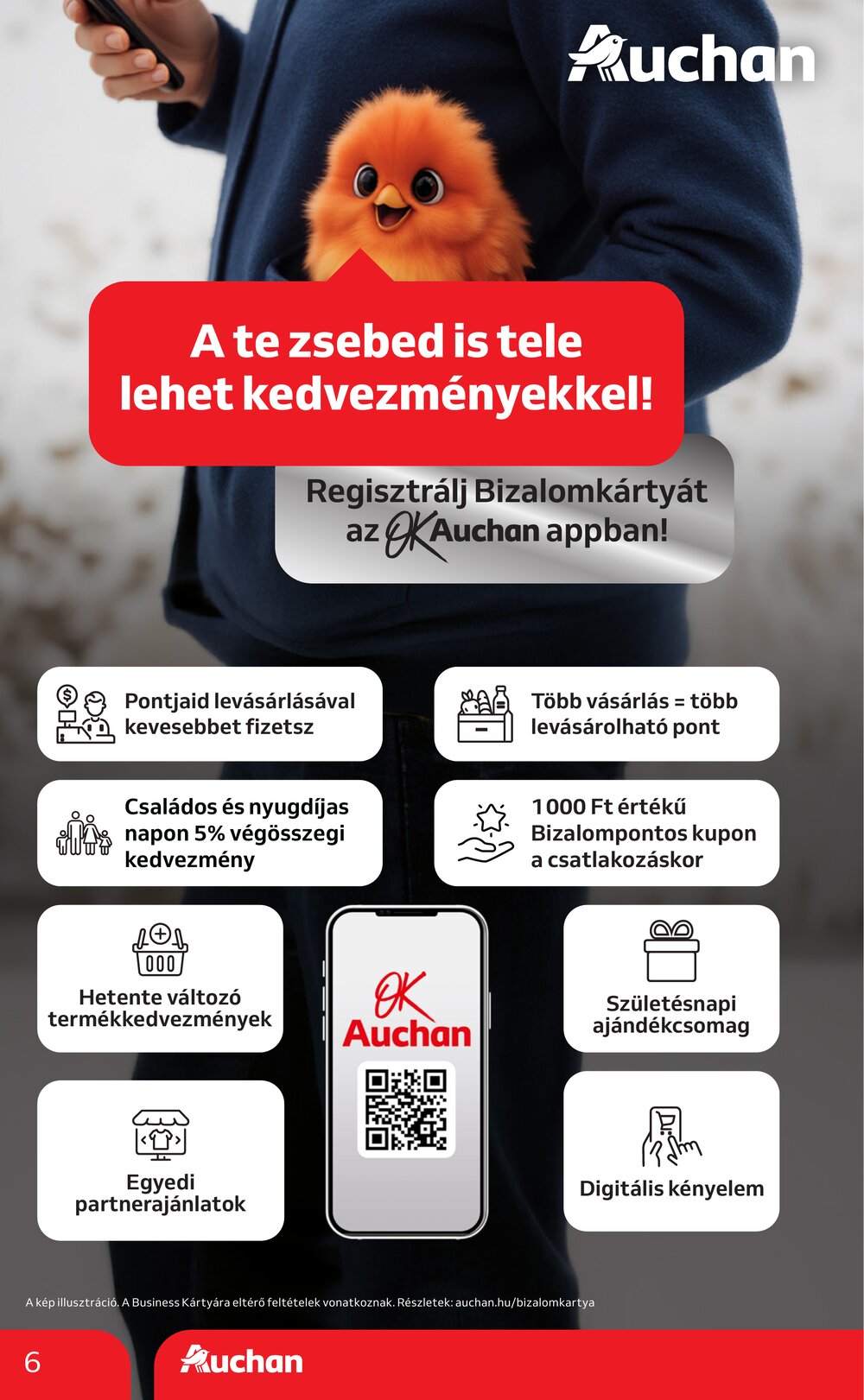 Auchan akciós újság 2026.01.22-től - 6. oldal.