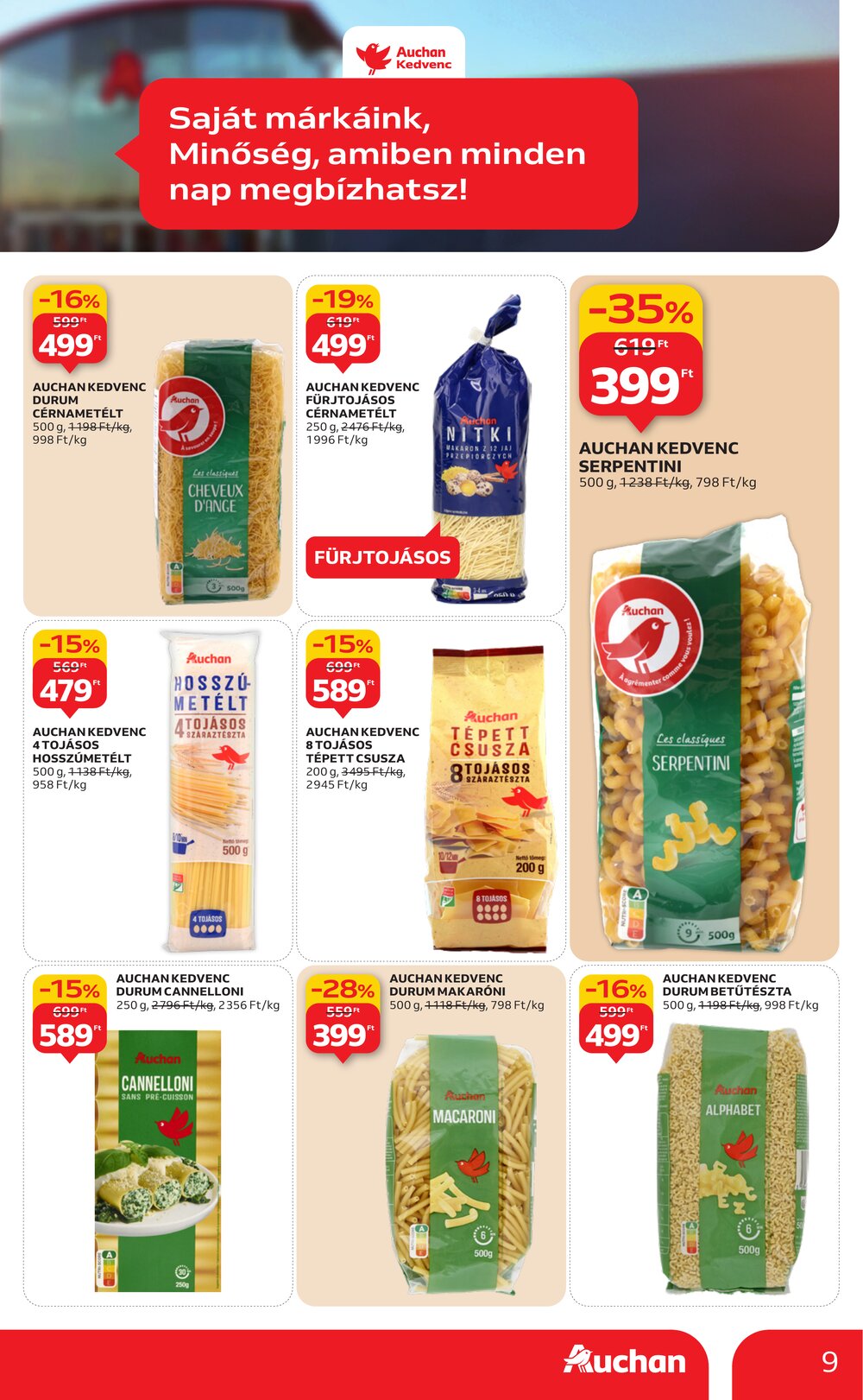 Auchan akciós újság 2026.01.22-től - 9. oldal.