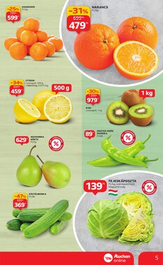 Auchan akciós újság 2026.01.22-től - 5. oldal.