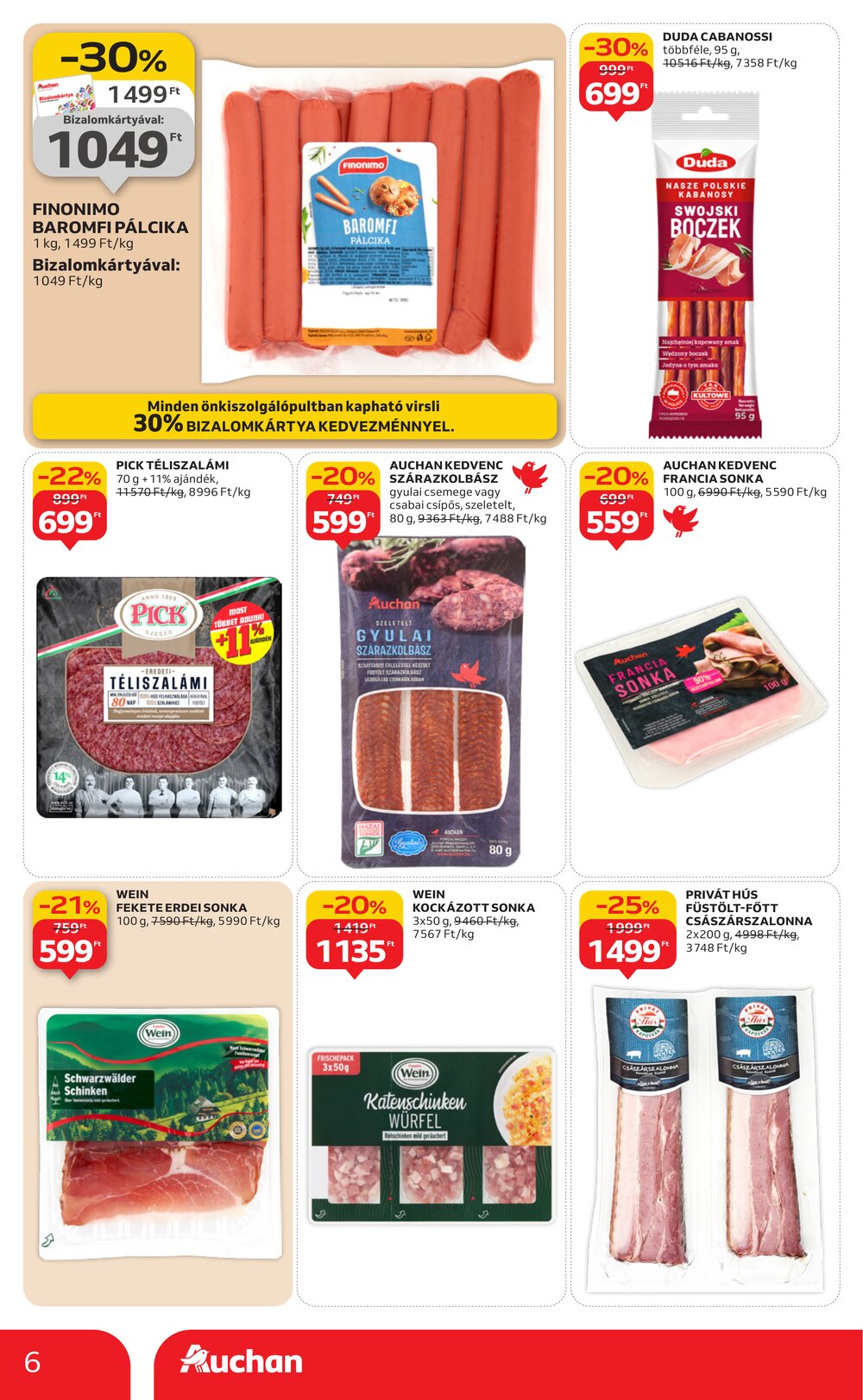 Auchan akciós újság 2026.01.22-től - 6. oldal.