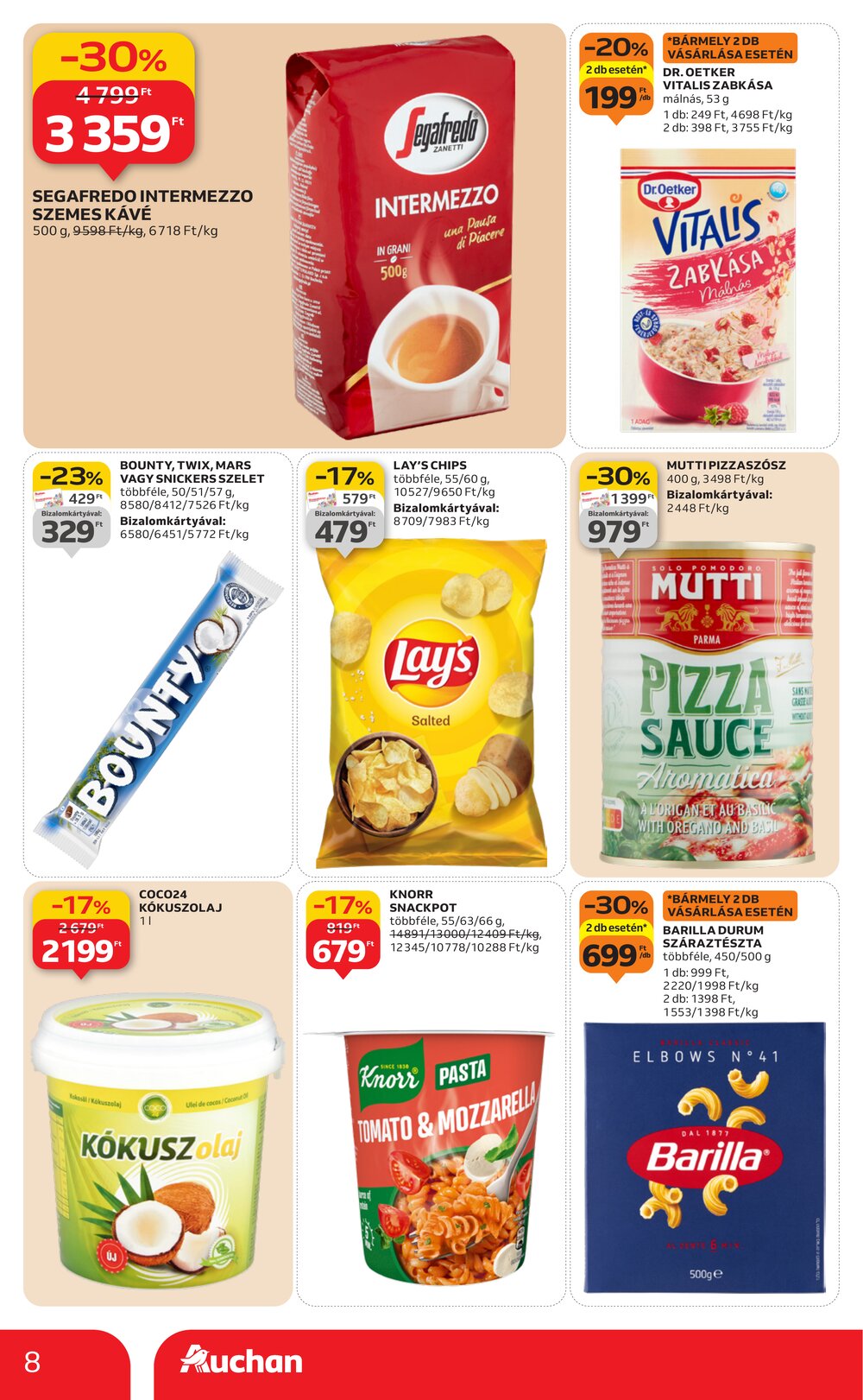 Auchan akciós újság 2026.01.22-től - 8. oldal.