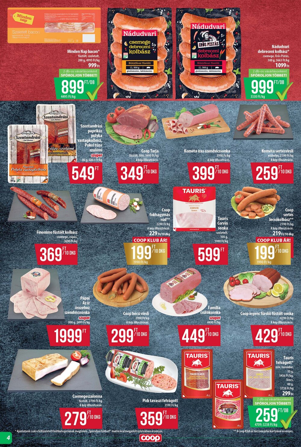 Coop akciós újság 2026.01.22-től - 4. oldal.