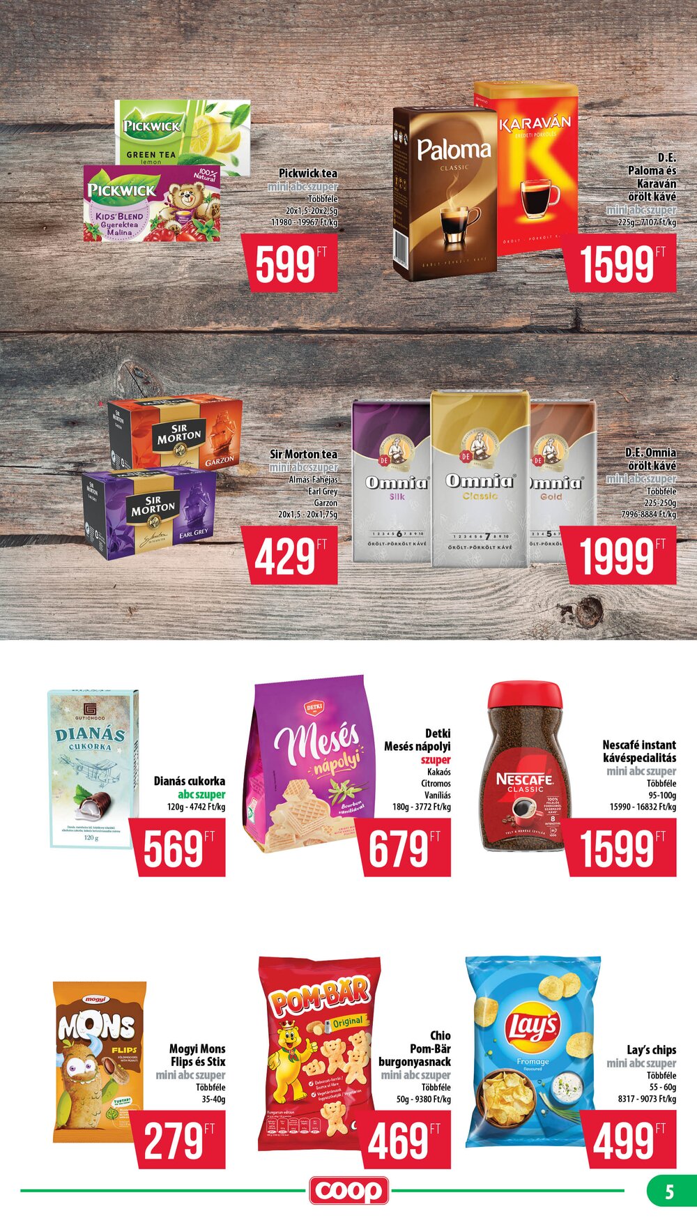 Coop akciós újság 2026.01.22-től - 5. oldal.