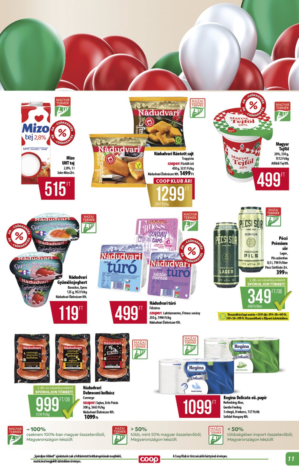 Coop akciós újság 2026.01.22-től - 11. oldal.