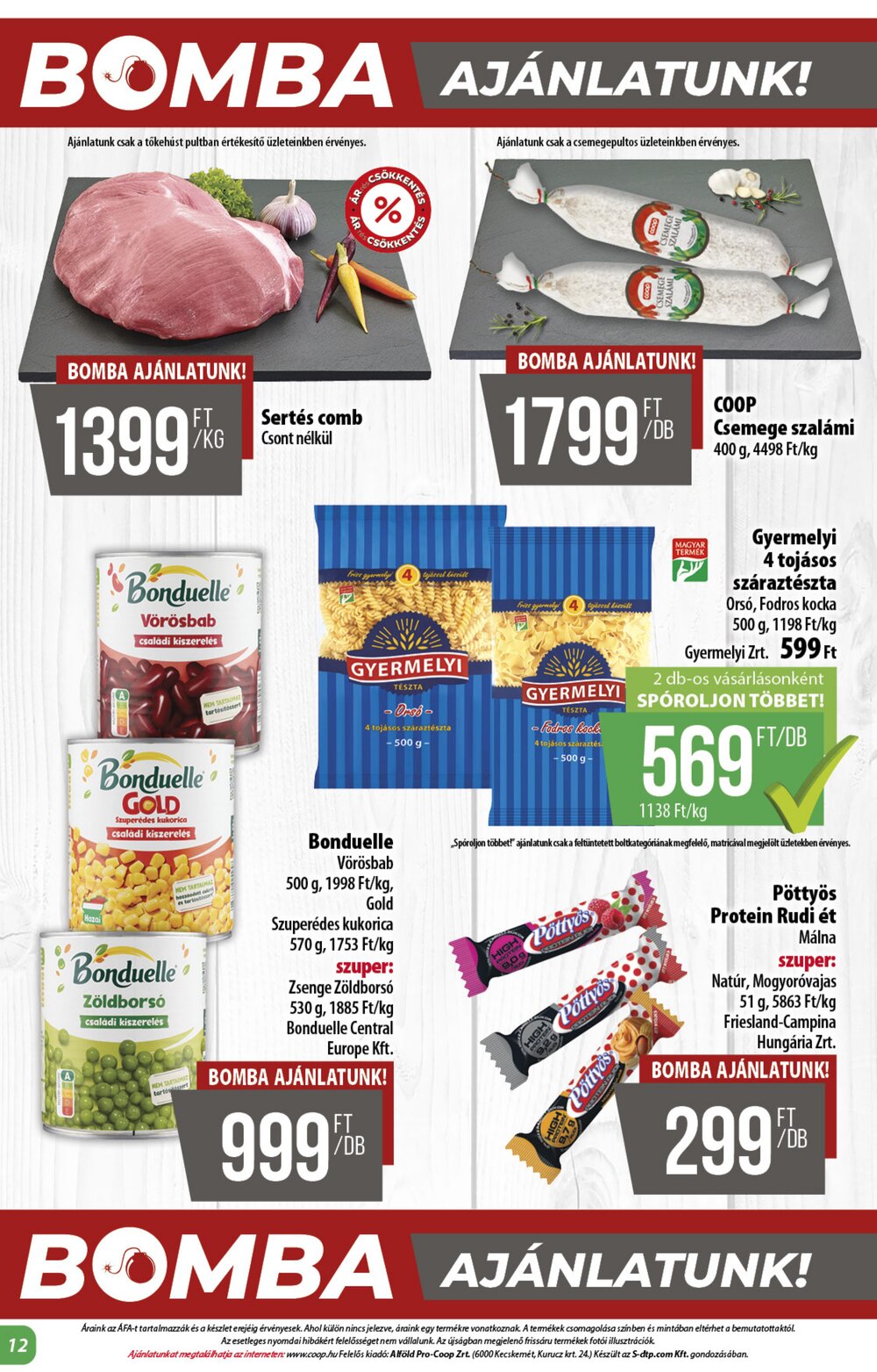 Coop akciós újság 2026.01.22-től - 12. oldal.