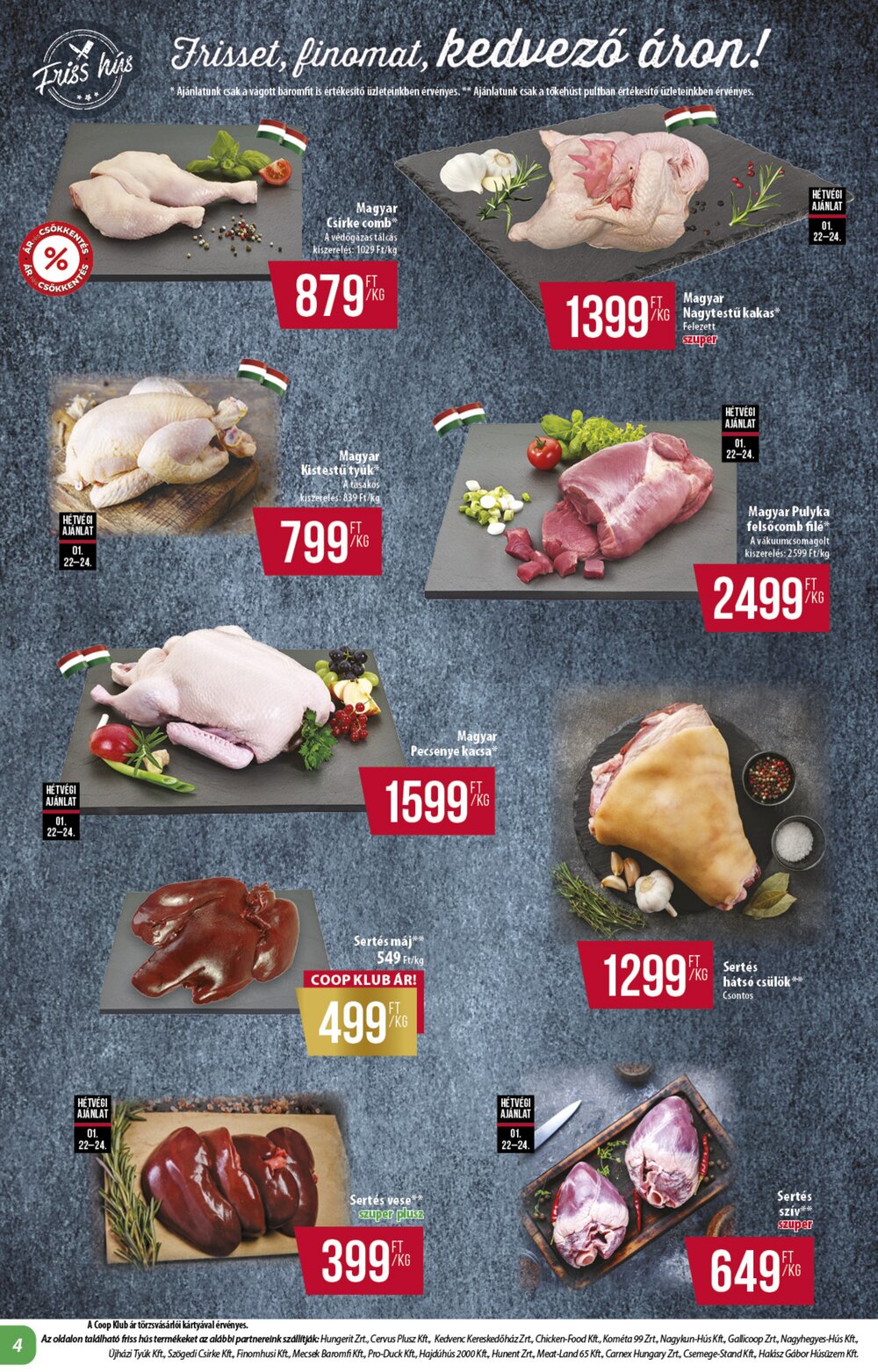 Coop akciós újság 2026.01.22-től - 4. oldal.