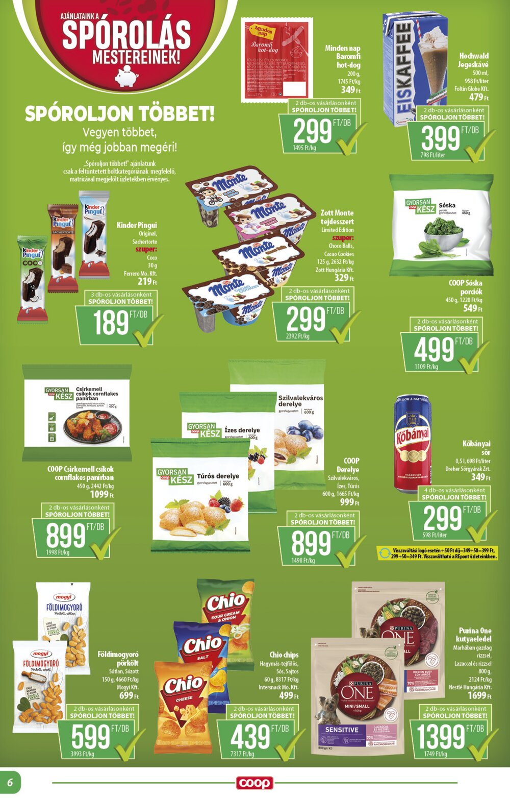 Coop akciós újság 2026.01.22-től - 6. oldal.