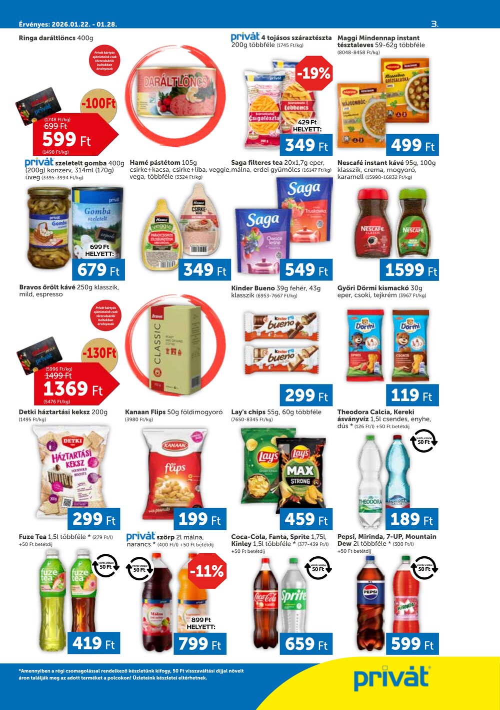 Privát akciós újság 2026.01.22-től - 3. oldal.