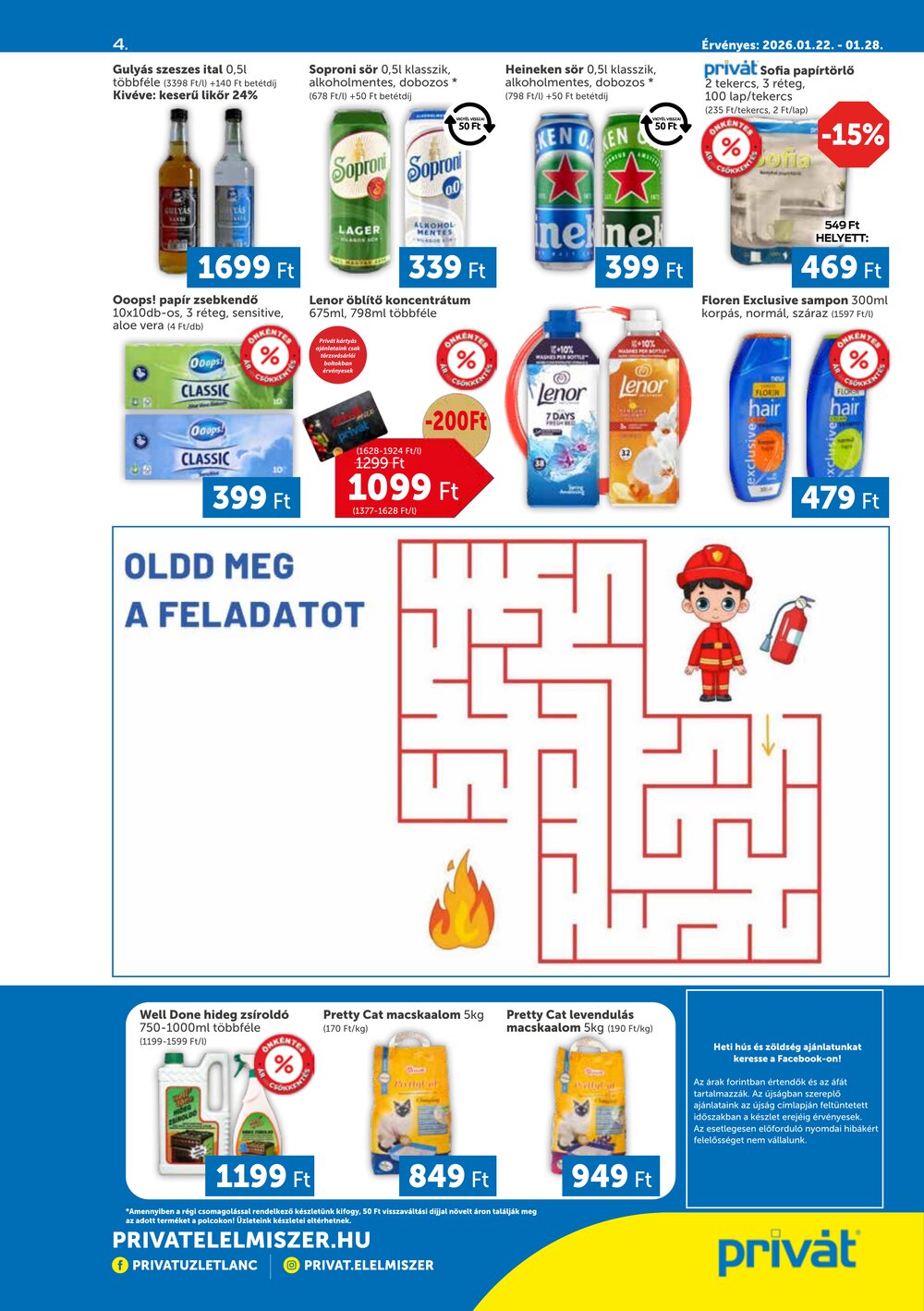 Privát akciós újság 2026.01.22-től - 4. oldal.