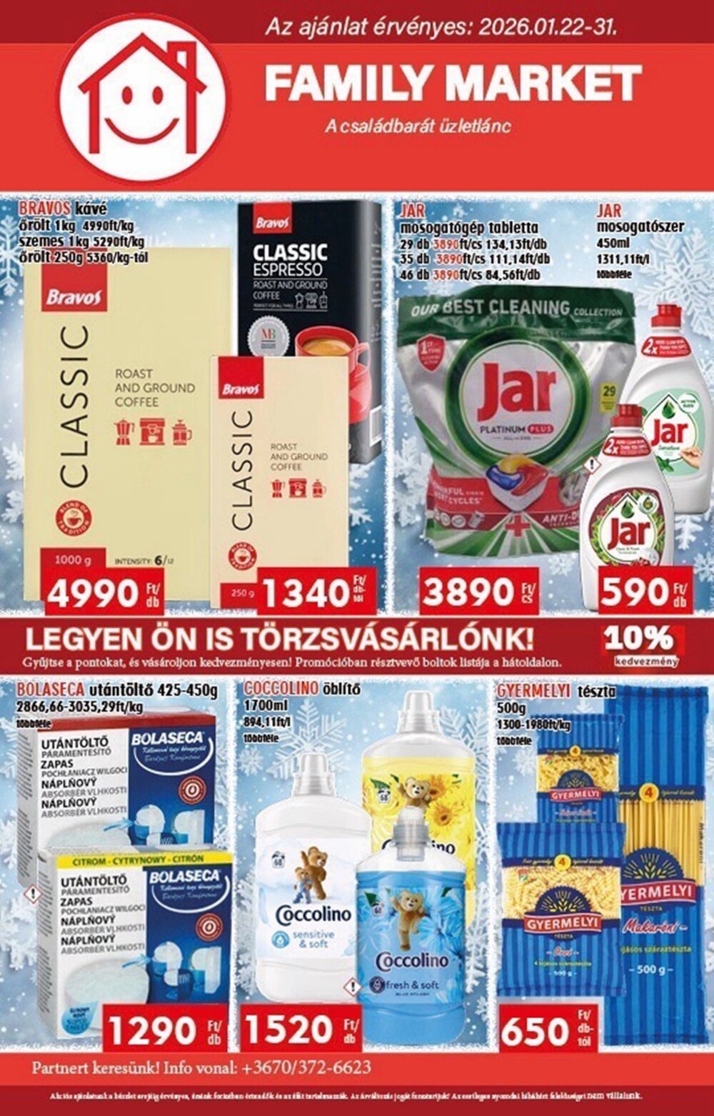 Family Market akciós újság 2026.01.22-től - 2. oldal.