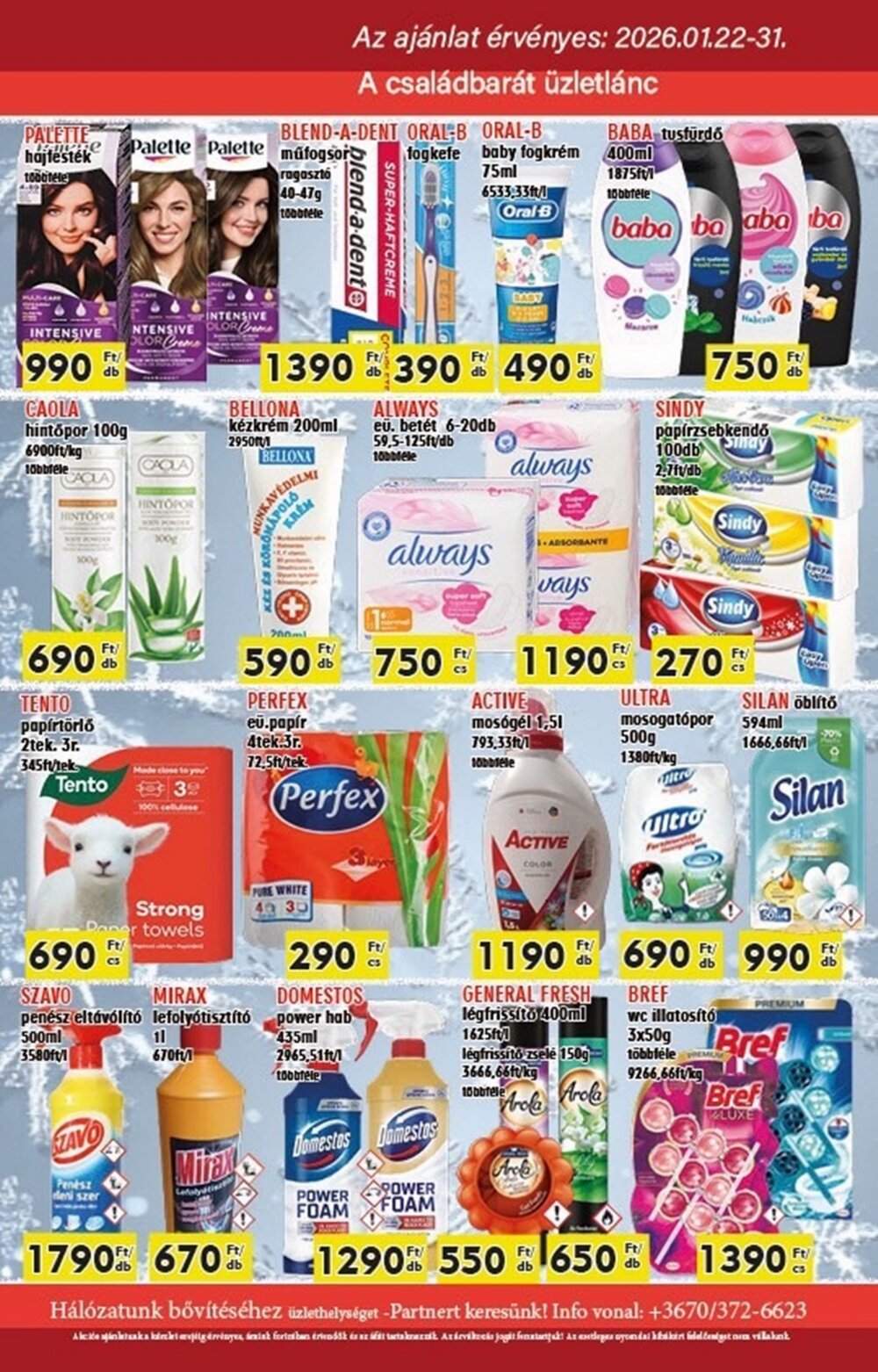 Family Market akciós újság 2026.01.22-től - 3. oldal.