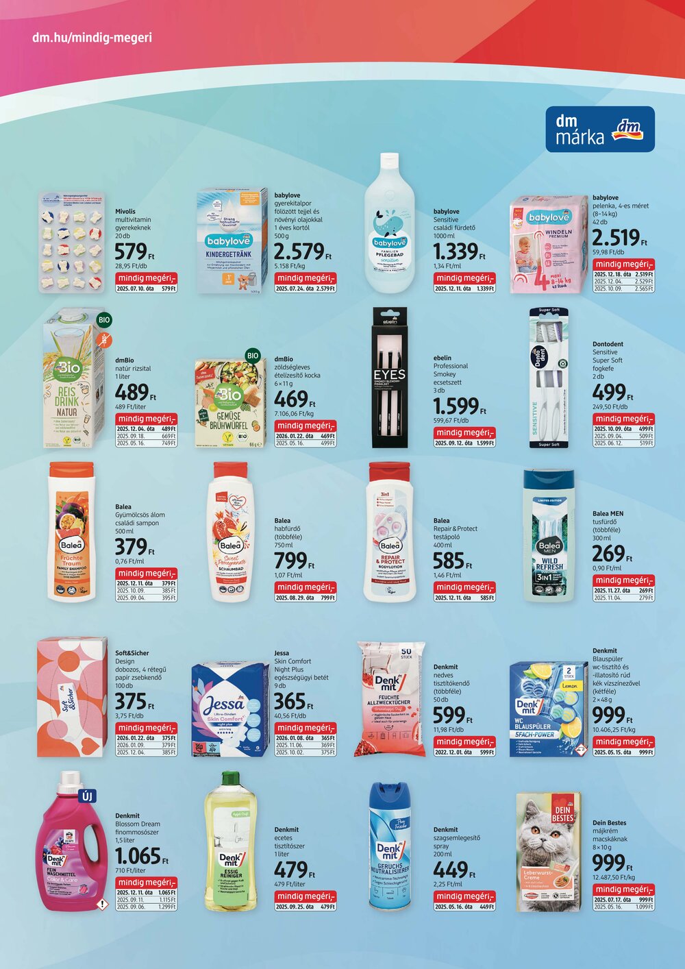 DM drogéria akciós újság 2026.01.22-től - 2. oldal.