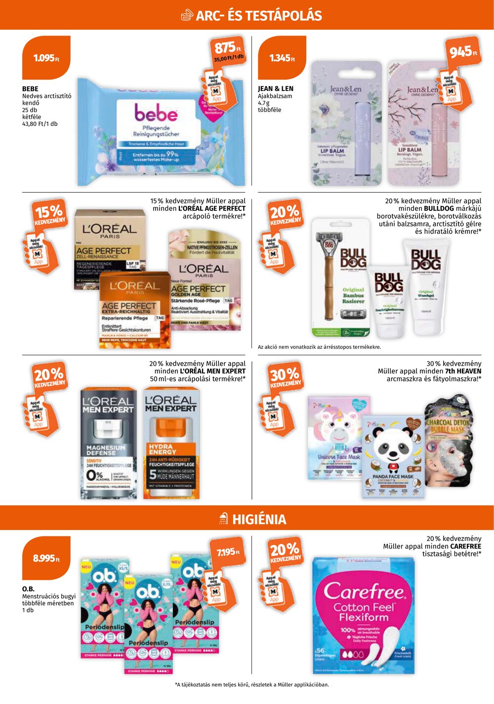 Müller drogéria akciós újság 2026.01.26-tól - 4. oldal.