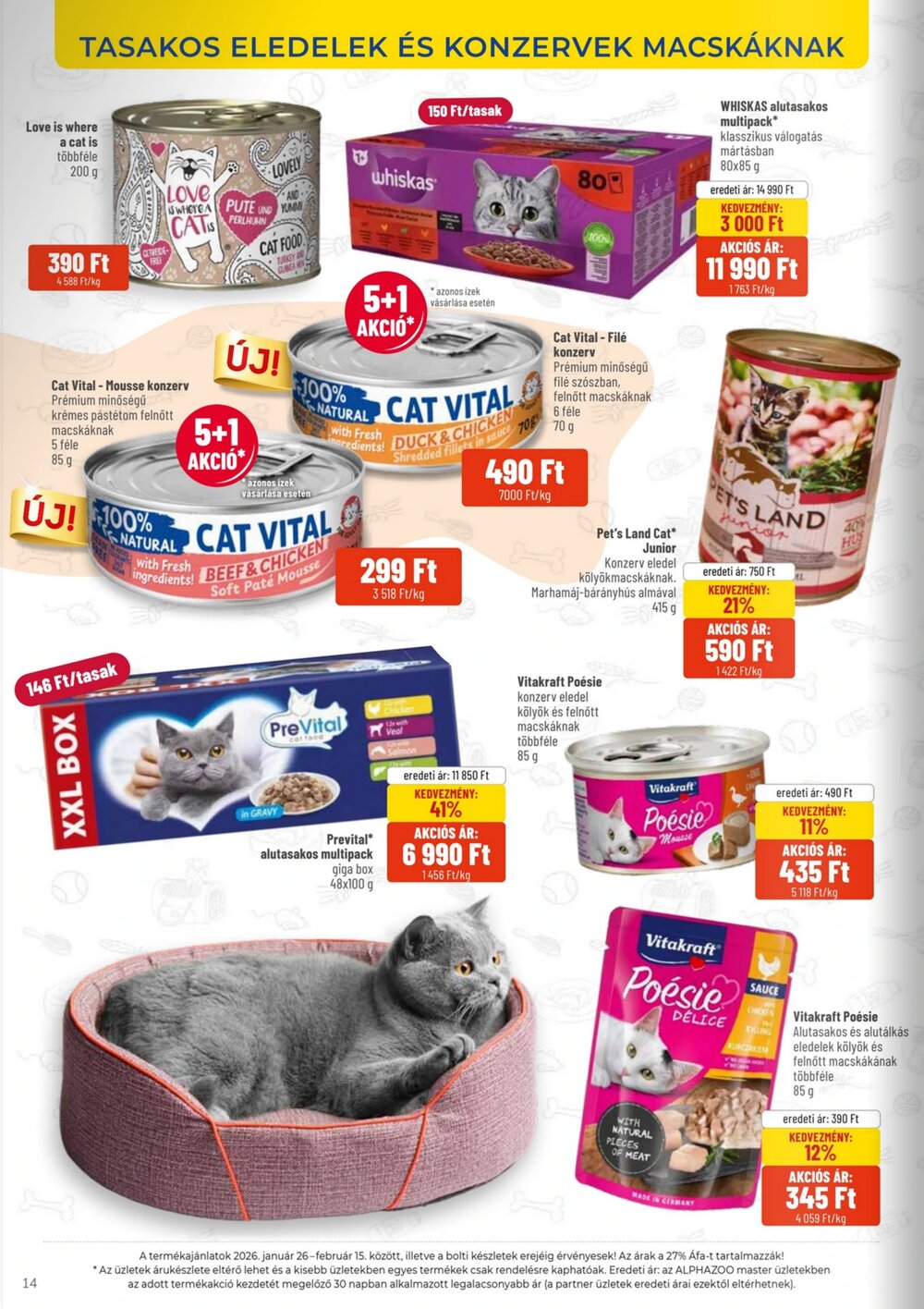AlphaZoo akciós újság 2026.01.26-tól - 14. oldal.