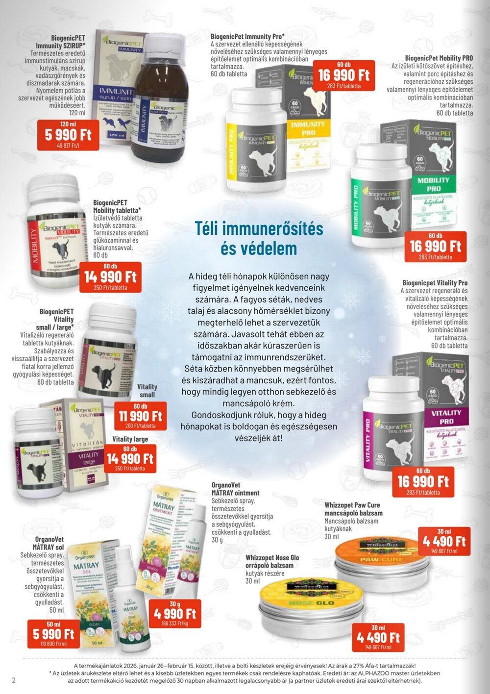 AlphaZoo akciós újság 2026.01.26-tól - 2. oldal.