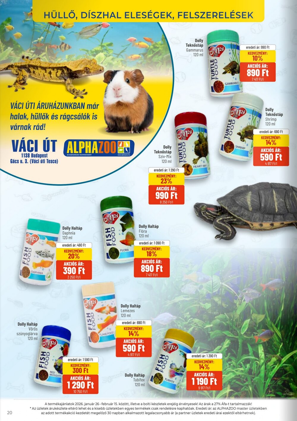 AlphaZoo akciós újság 2026.01.26-tól - 20. oldal.