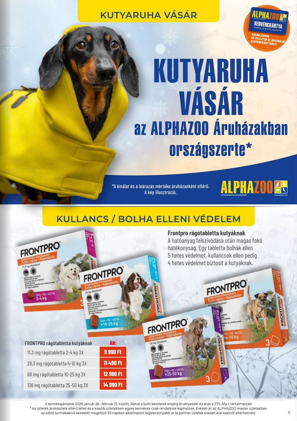 AlphaZoo akciós újság 2026.01.26-tól - 5. oldal.