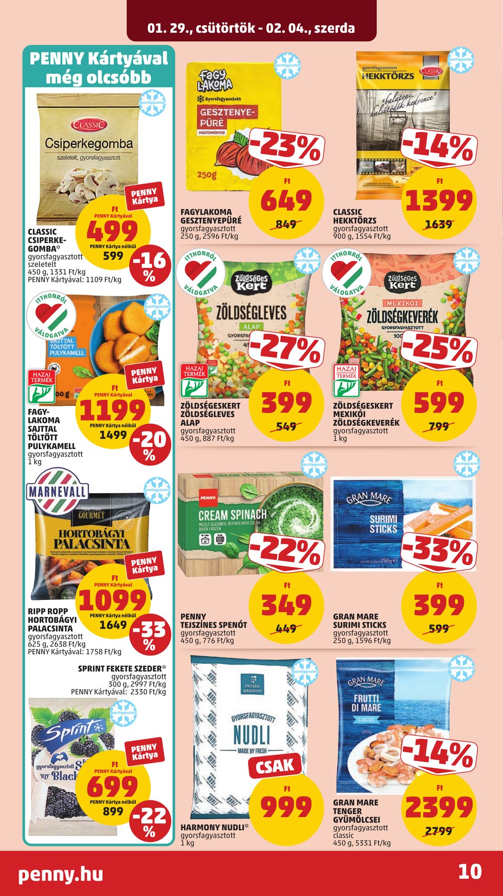 Penny Market akciós újság 2026.01.29-től - 14. oldal.