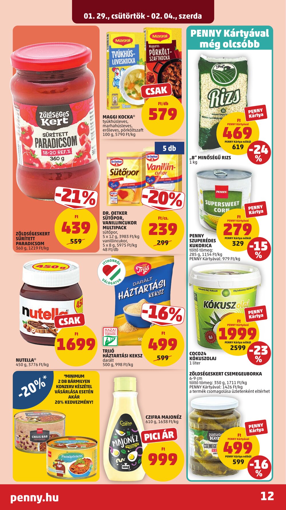 Penny Market akciós újság 2026.01.29-től - 16. oldal.