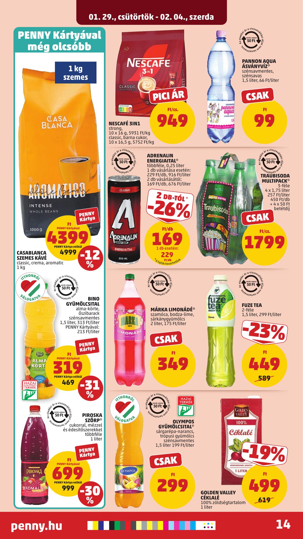 Penny Market akciós újság 2026.01.29-től - 18. oldal.