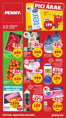 Penny Market akciós újság 2026.01.29-től
