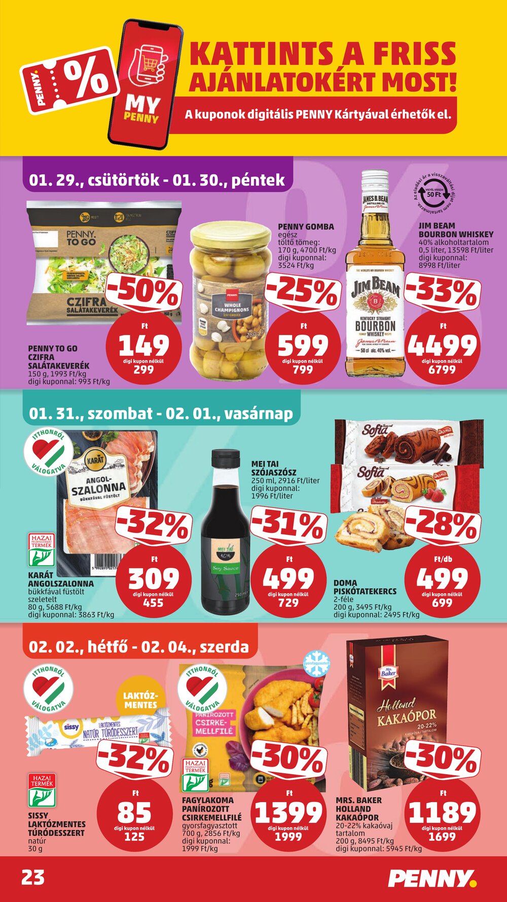 Penny Market akciós újság 2026.01.29-től - 27. oldal.