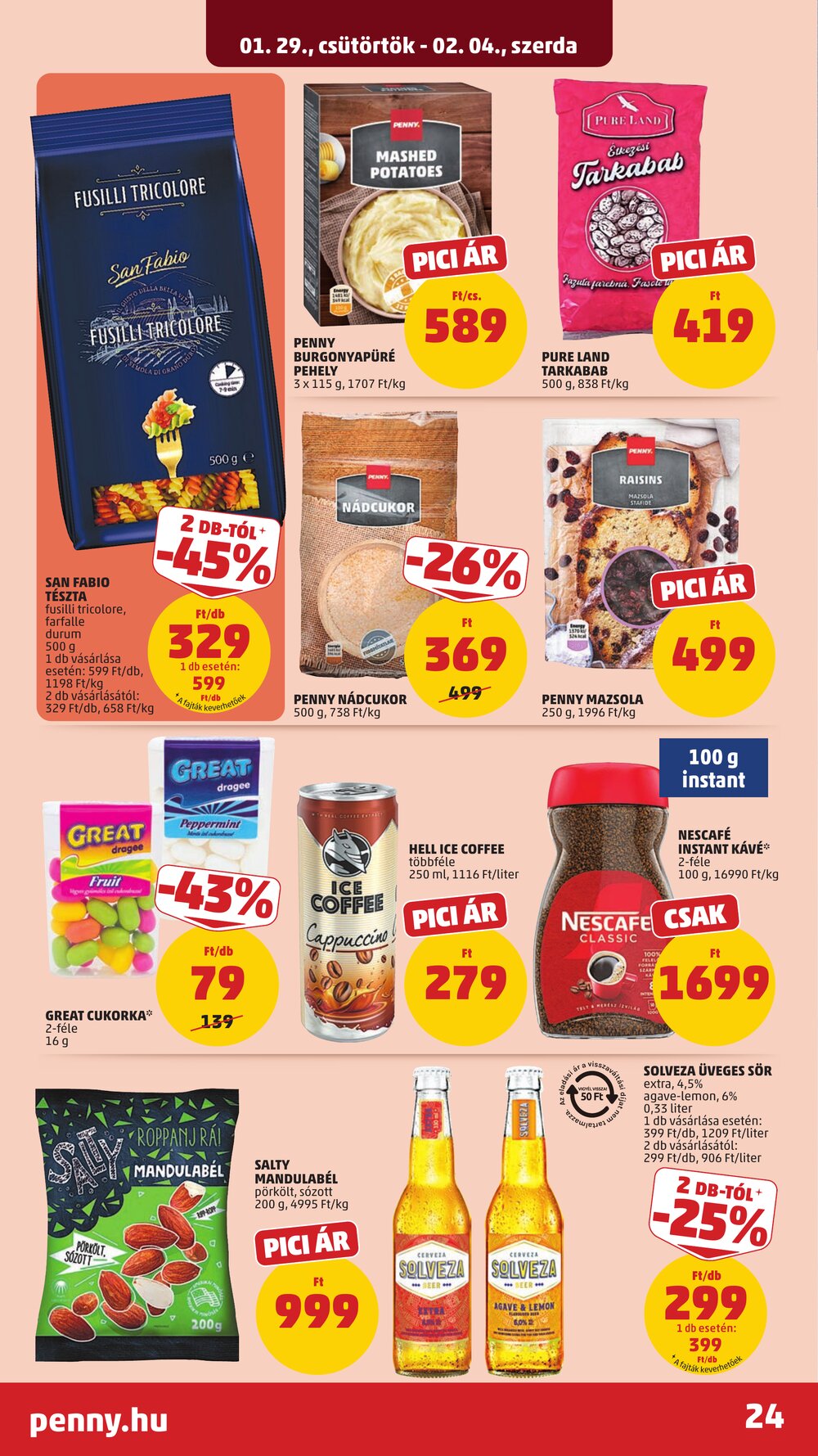 Penny Market akciós újság 2026.01.29-től - 28. oldal.