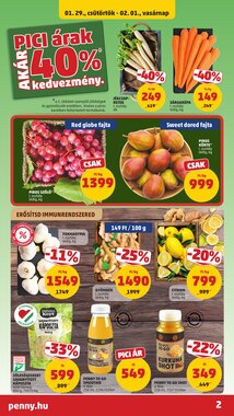Penny Market akciós újság 2026.01.29-től - 2. oldal.