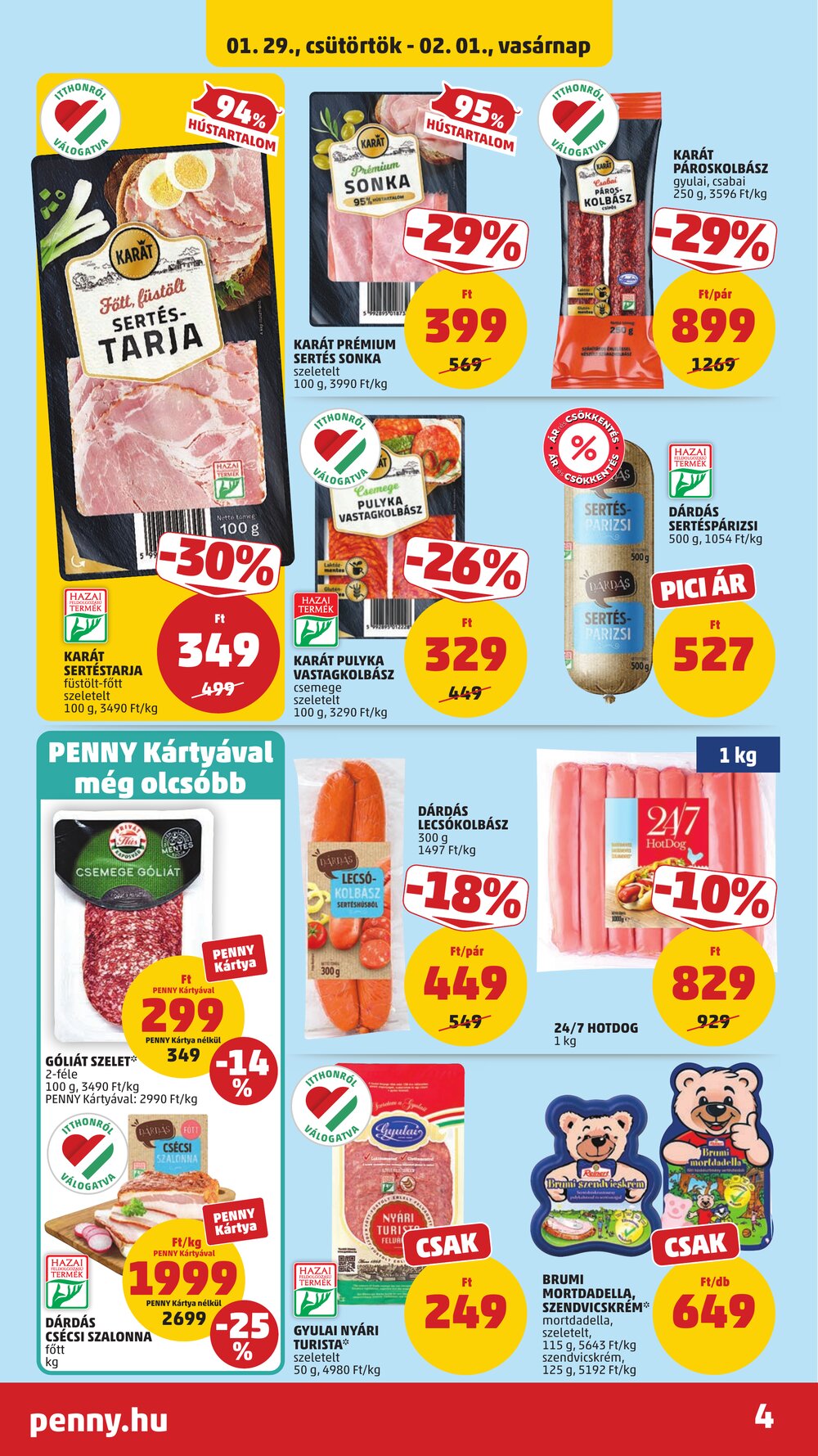 Penny Market akciós újság 2026.01.29-től - 6. oldal.