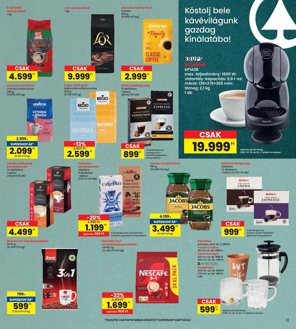 Interspar akciós újság 2026.01.29-től - 11. oldal.