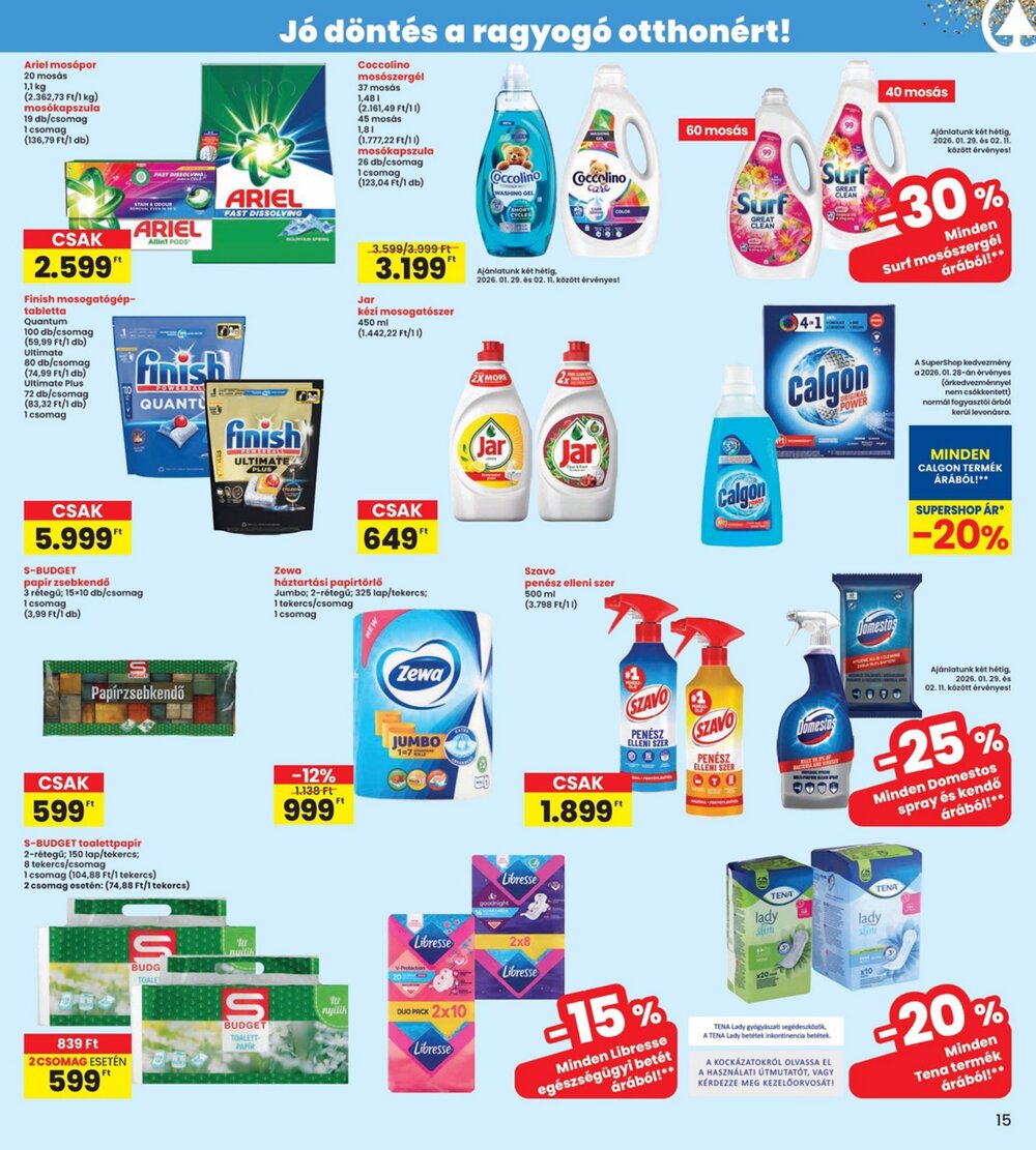 Interspar akciós újság 2026.01.29-től - 15. oldal.