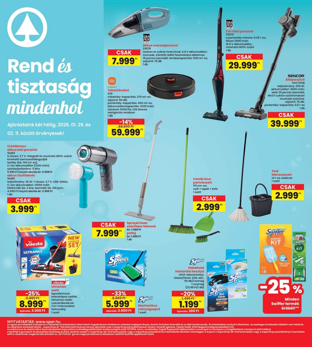 Interspar akciós újság 2026.01.29-től - 16. oldal.