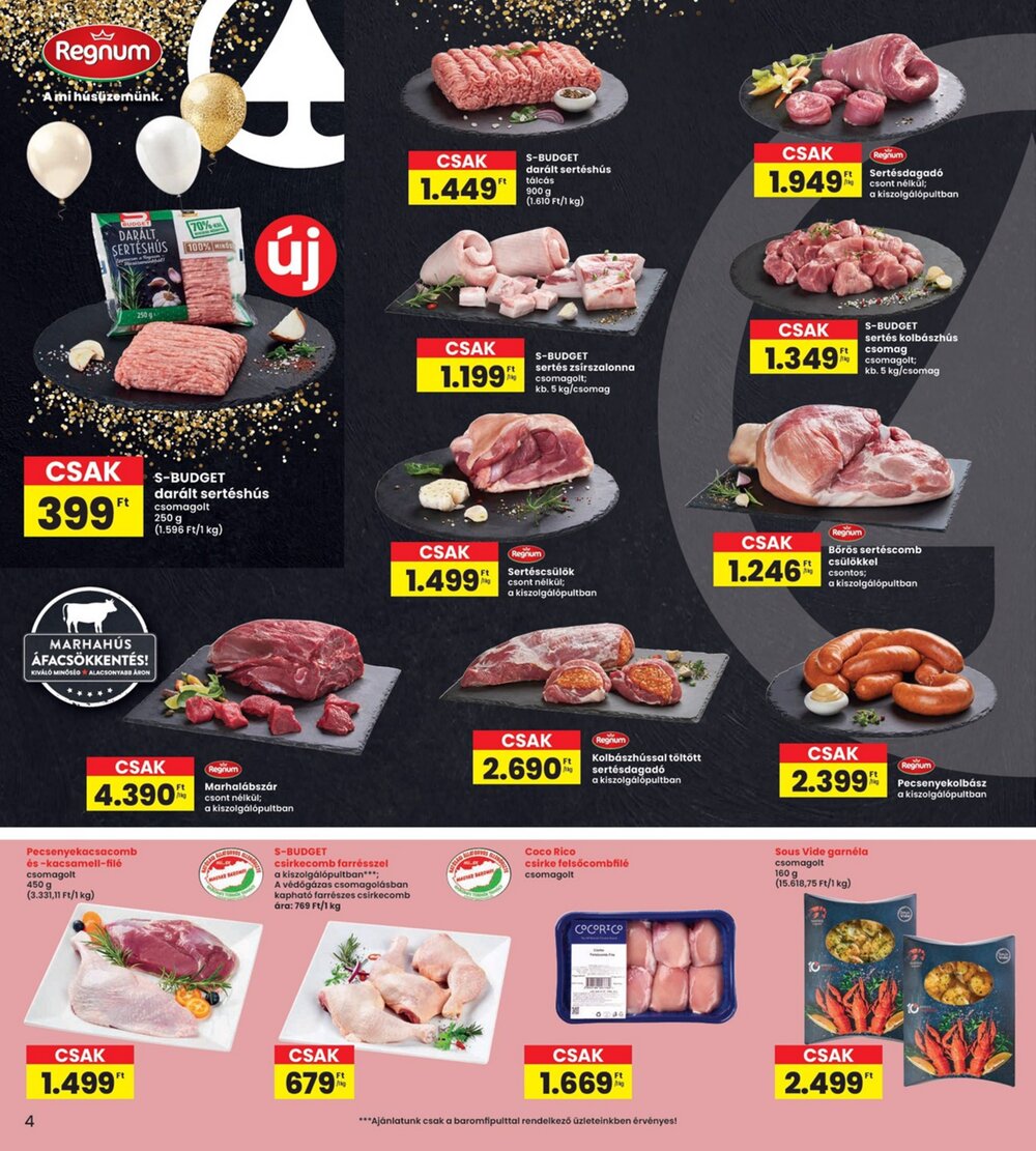 Interspar akciós újság 2026.01.29-től - 4. oldal.