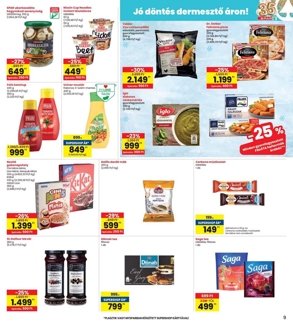 Interspar akciós újság 2026.01.29-től - 9. oldal.