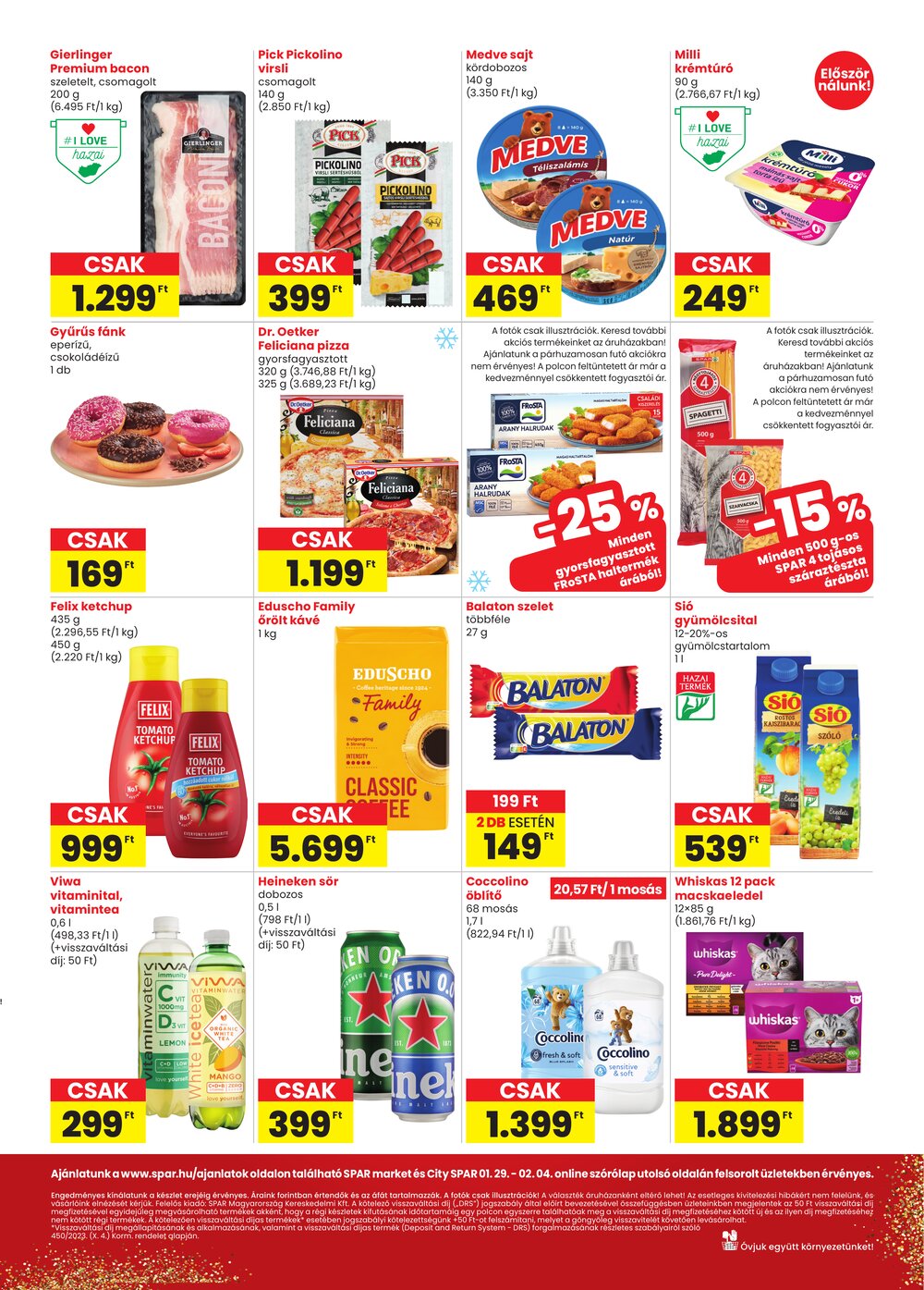 Spar Market akciós újság 2026.01.29-től - 2. oldal.