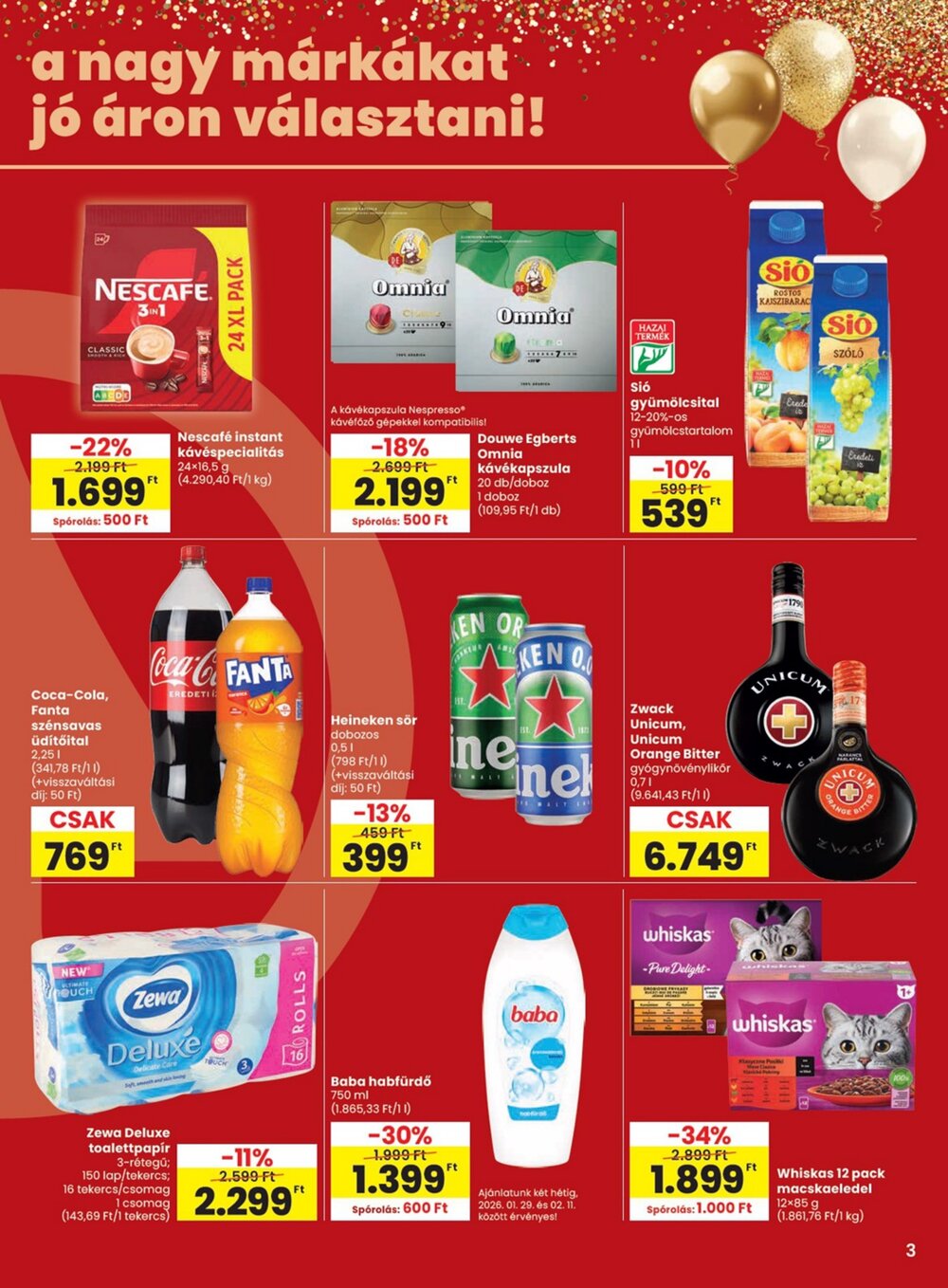 Spar akciós újság 2026.01.29-től - 3. oldal.