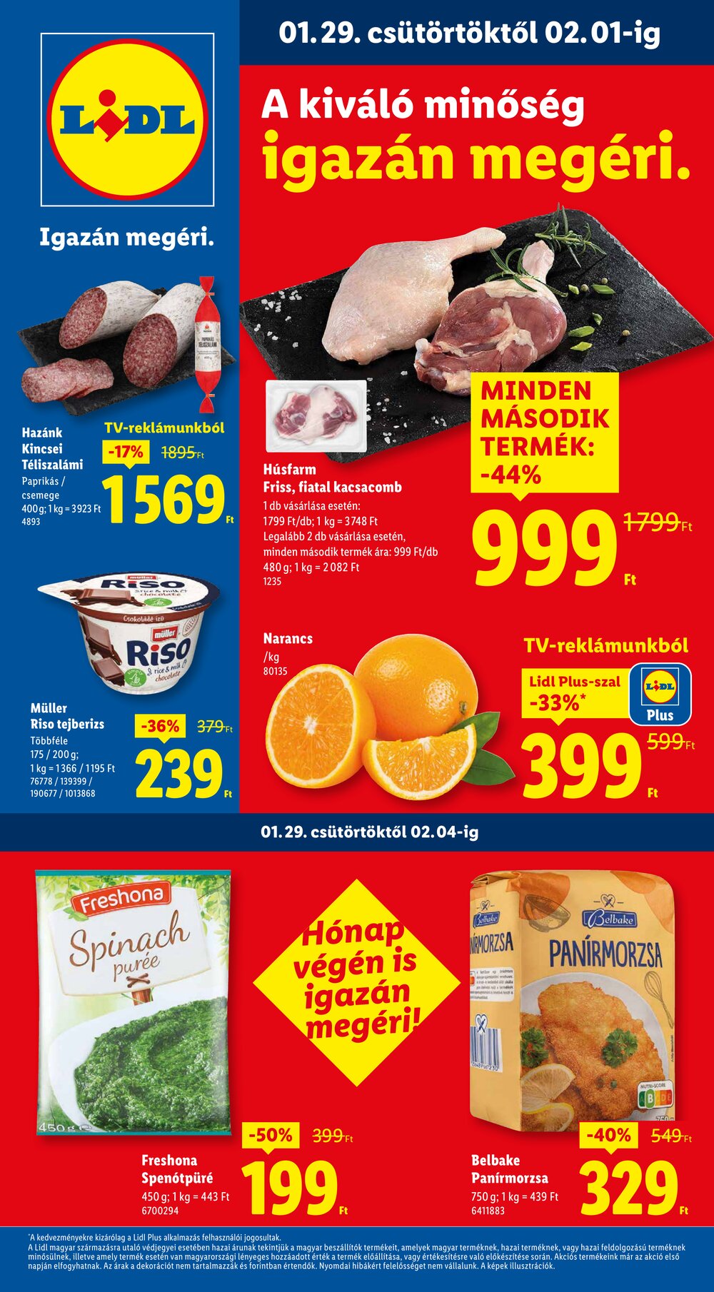 Lidl akciós újság 2026.01.29-től - 1. oldal.