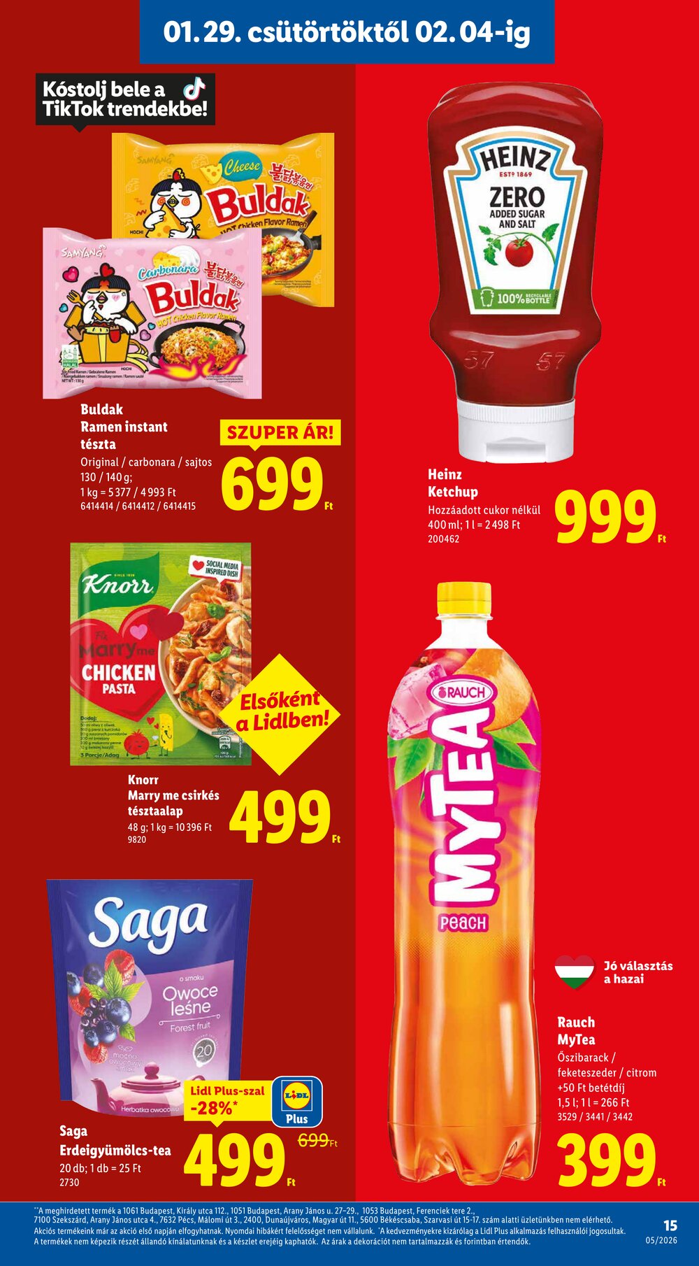 Lidl akciós újság 2026.01.29-től - 15. oldal.