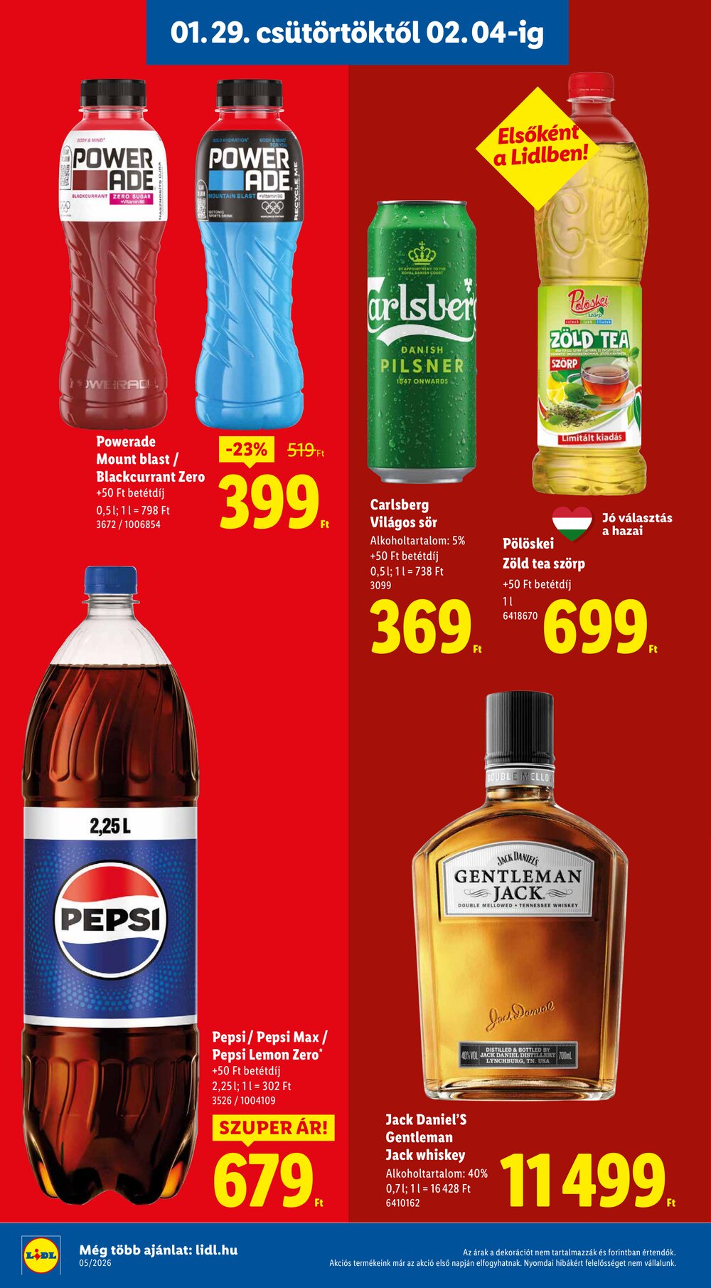 Lidl akciós újság 2026.01.29-től - 16. oldal.