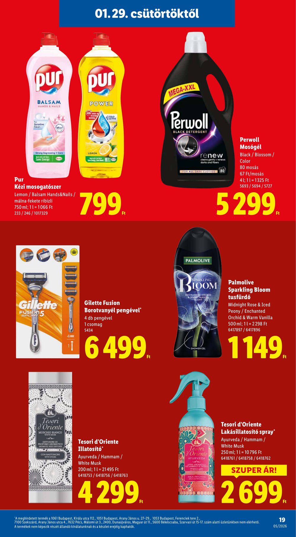 Lidl akciós újság 2026.01.29-től - 19. oldal.