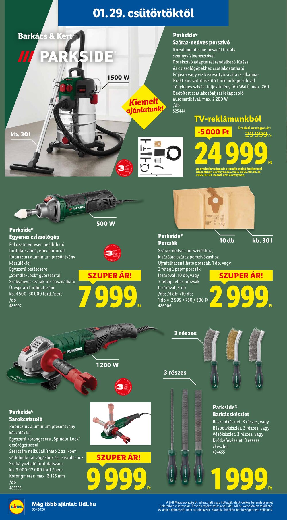 Lidl akciós újság 2026.01.29-től - 22. oldal.