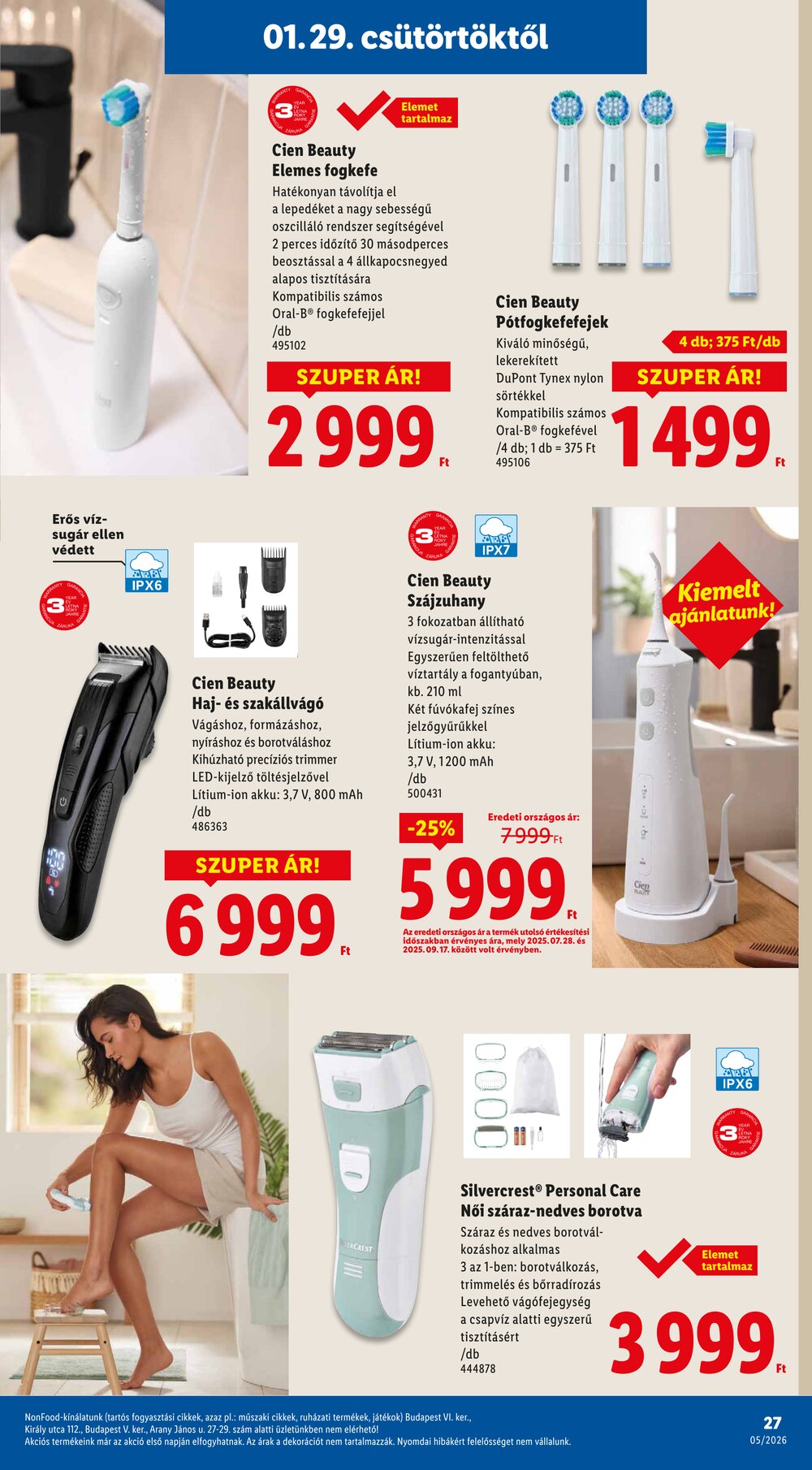 Lidl akciós újság 2026.01.29-től - 27. oldal.