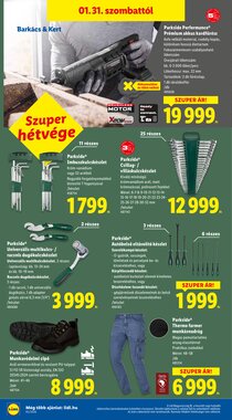 Lidl akciós újság 2026.01.29-től - 34. oldal.