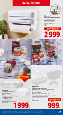 Lidl akciós újság 2026.01.29-től - 43. oldal.