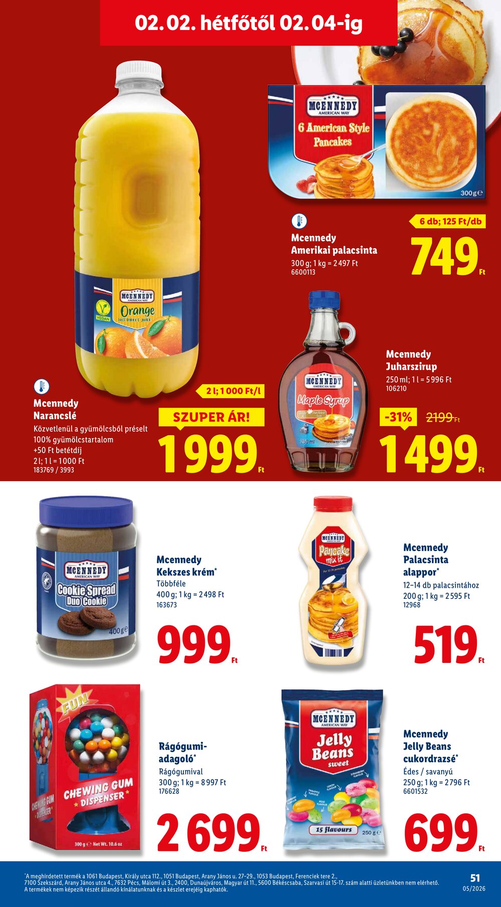 Lidl akciós újság 2026.01.29-től - 51. oldal.