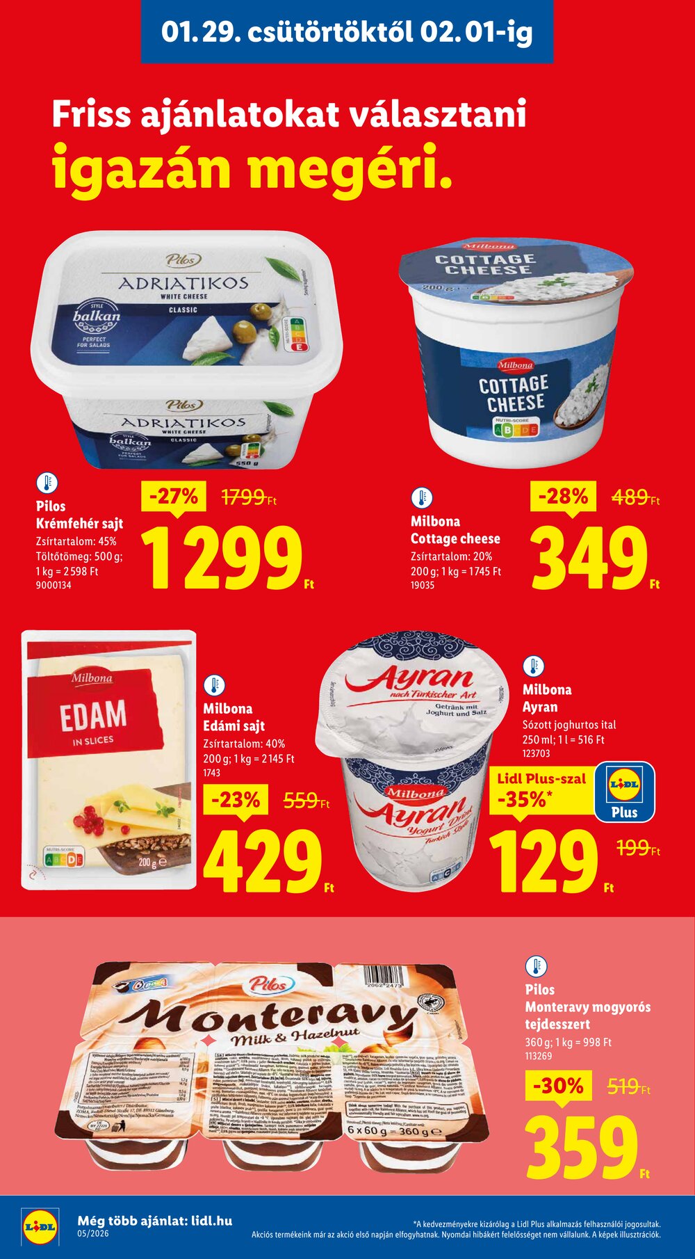 Lidl akciós újság 2026.01.29-től - 8. oldal.