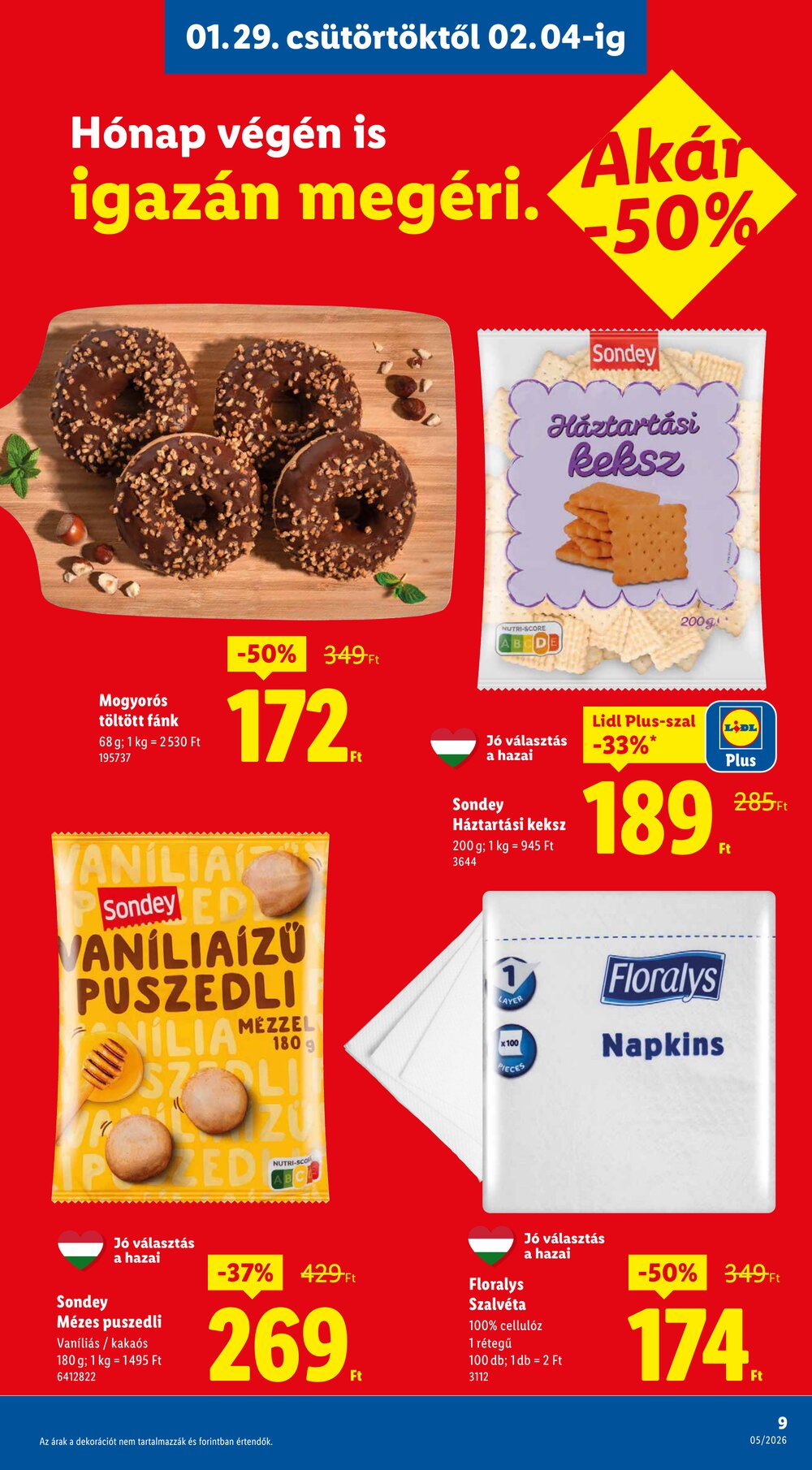 Lidl akciós újság 2026.01.29-től - 9. oldal.