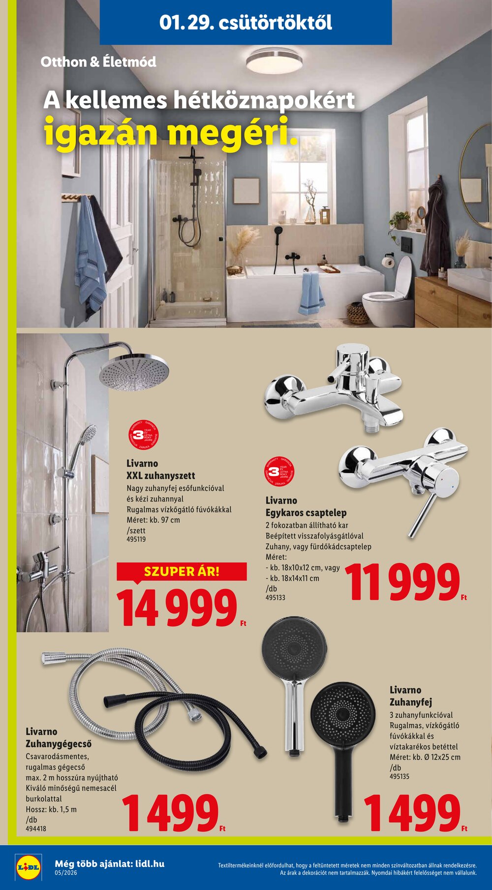 Lidl akciós újság 2026.01.29-től - 6. oldal.