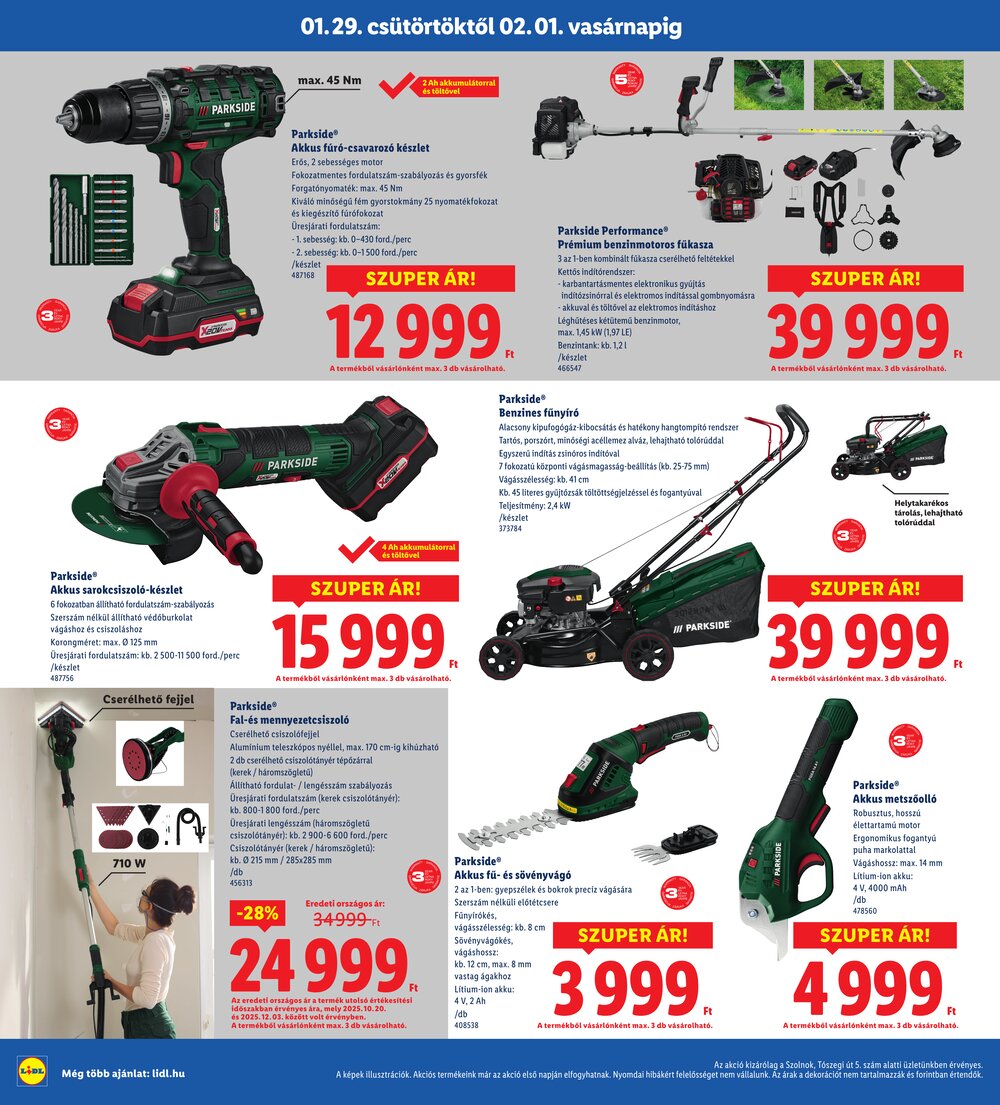 Lidl akciós újság 2026.01.29-től - 10. oldal.