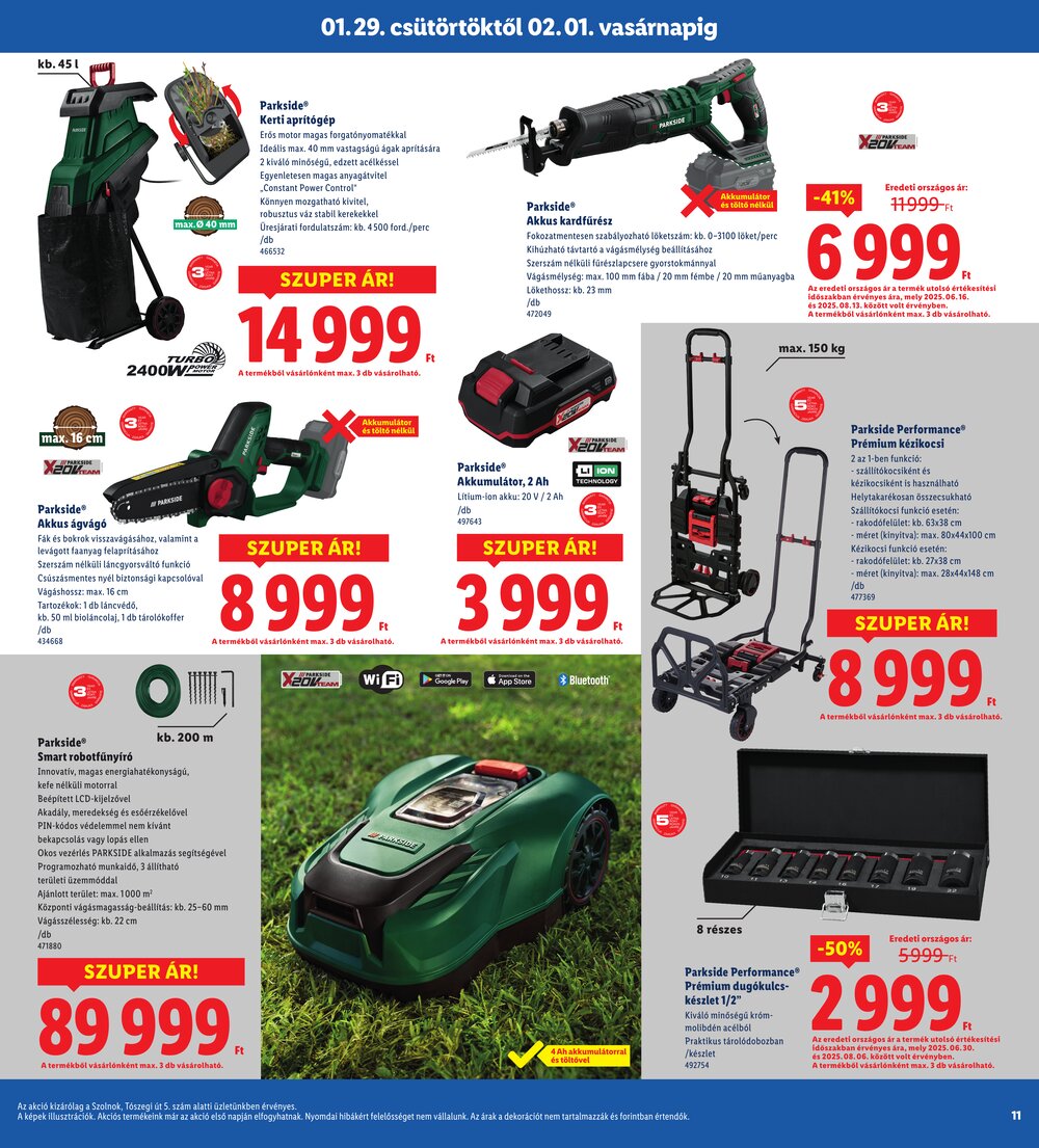 Lidl akciós újság 2026.01.29-től - 11. oldal.